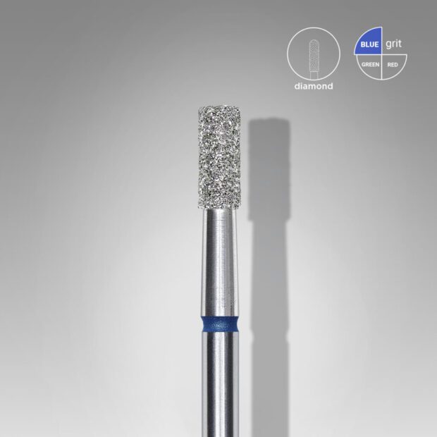 Frez diamentowy walec niebieski średnica 2,5 mm / część pracująca 6 mm FA20B025/6