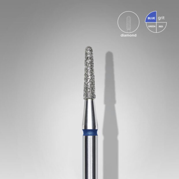 Frez diamentowy ścięty stożek niebieski EXPERT średnica 1,8 mm / część robocza 8 mm FA70B018/8
