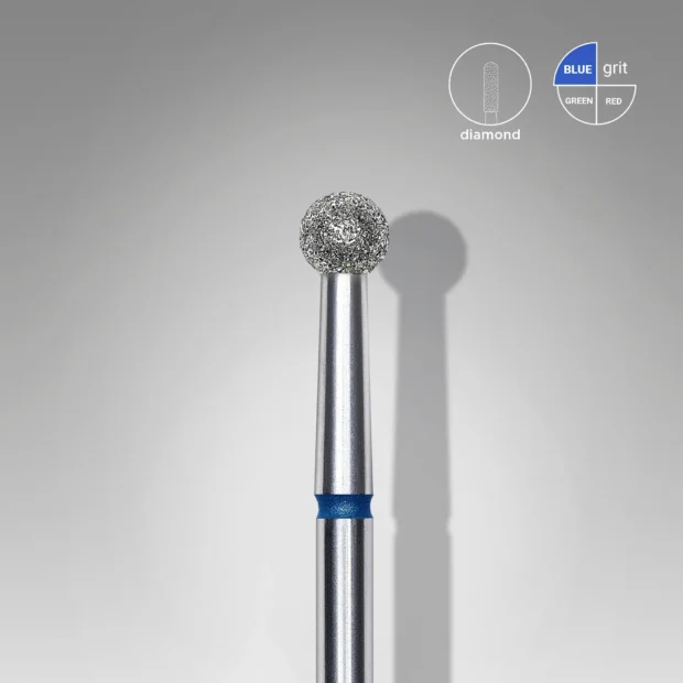 Frez diamentowy kulka niebieska EXPERT średnica 3,5 mm FA01B035